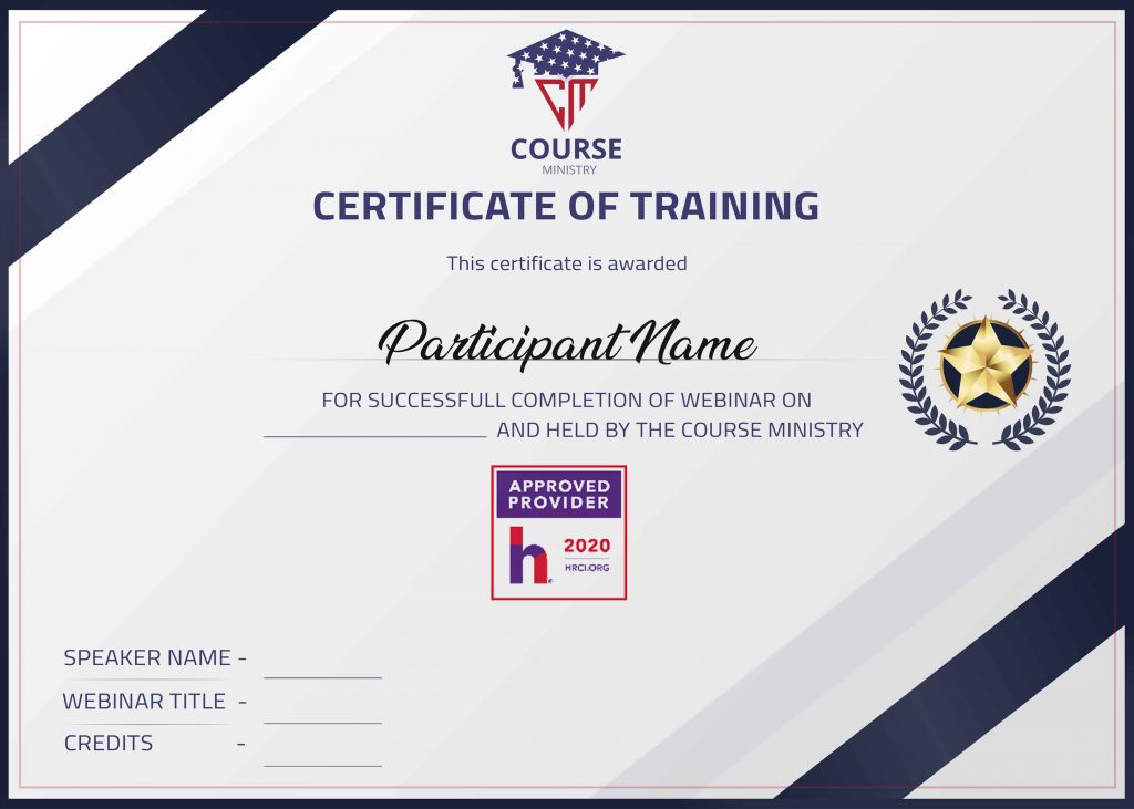 Certificate Of Training