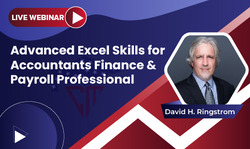 Advanced Excel Skills for Accountants Finance & Payroll Professional